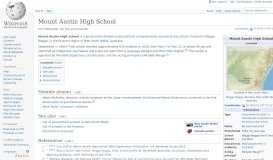 
							         Mount Austin High School - Wikipedia								  
							    