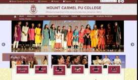 
							         Mount Carmel PU College								  
							    