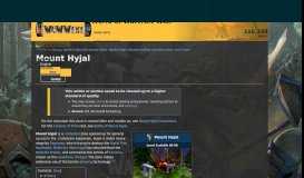 
							         Mount Hyjal | WoWWiki | FANDOM powered by Wikia								  
							    