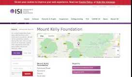 
							         Mount Kelly Foundation :: Independent Schools Inspectorate								  
							    