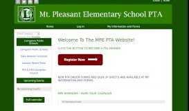 
							         Mount Pleasant Elementary PTA - Mt. Pleasant PTA								  
							    