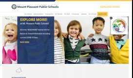
							         Mount Pleasant Public Schools								  
							    