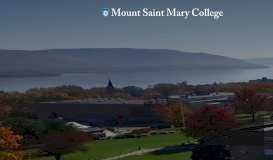 
							         Mount Saint Mary College, Newburgh								  
							    