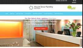 
							         Mount Sinai Fertility								  
							    