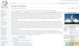 
							         Mount St. Helens - Wikipedia								  
							    