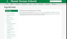
							         MOUNT VERNON SCHOOL DISTRICT NO. 320 REGULAR ...								  
							    