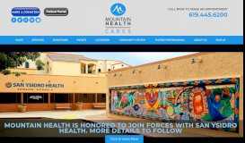 
							         Mountain Health: San Diego Primary Health Care								  
							    