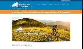 
							         Mountain Land Physical Therapy & Rehabilitation | Physical Therapy ...								  
							    