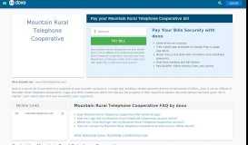 
							         Mountain Rural Telephone Cooperative | Pay Your Bill Online ...								  
							    