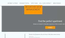 
							         Mountain View Management								  
							    