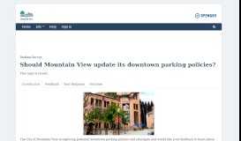 
							         Mountain View Open City Hall - Parking Survey - Issue								  
							    