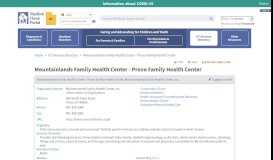 
							         Mountainlands Family Health Center - Provo - Utah Medical Home Portal								  
							    