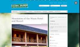 
							         Mountains of the Moon Hotel and Resort | Uganda Tourism Center								  
							    