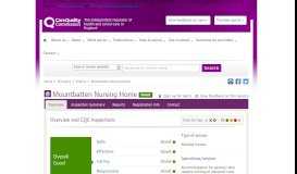 
							         Mountbatten Nursing Home - CQC								  
							    
