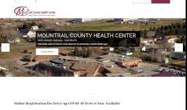 
							         Mountrail County Health Center: Home								  
							    