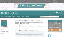 
							         Mouse Genome Informatics (MGI) Resource: Genetic, Genomic, and ...								  
							    