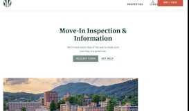
							         Move-In Inspection & Information – The Winkler Organization								  
							    