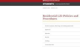 
							         Move In/Move Out Information | Residential Life | Washington ...								  
							    