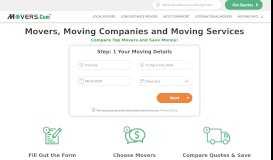 
							         Movers - Moving Companies, Moving Services, Free Quotes								  
							    