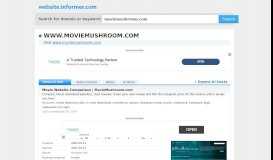 
							         moviemushroom.com at WI. Movie Website Comparison ...								  
							    