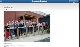 
							         Movista Inc. - Arkansas Business of the Year Finalist ...								  
							    