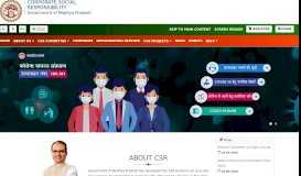
							         MP CSR Portal, Government of Madhya Pradesh								  
							    