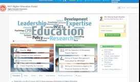 
							         MP HED Portal - Higher Education Portal of Government of Madhya ...								  
							    