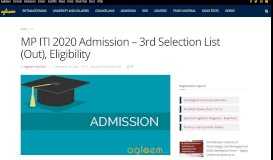 
							         MP ITI 2019 Admission: Eligibility, Cutoff (www.mpskills.gov.in ...								  
							    