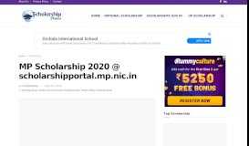 
							         MP Scholarship 2019 Registrtion, KYC | MMVY Scholarship Portal 2.0								  
							    
