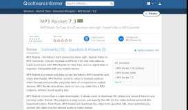 
							         MP3 Rocket 7.3 Download (Free) - MP3Rocket.exe								  
							    
