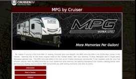 
							         MPG | Cruiser RVs								  
							    
