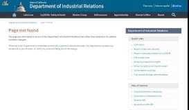
							         MPN Log No - California Department of Industrial Relations								  
							    