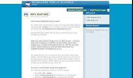 
							         MPS Email Links - Milwaukee Public Schools								  
							    
