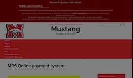 
							         MPS Online payment system - Mustang Public Schools								  
							    