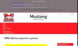 
							         MPS Online payment system - Public Schools								  
							    