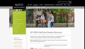 
							         MPW Cambridge - MPW								  
							    
