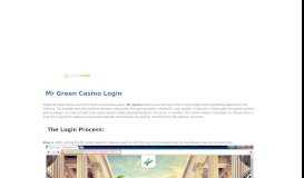 
							         Mr Green Casino Login | casinologin								  
							    