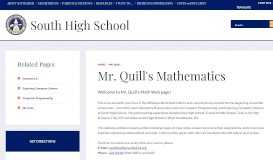 
							         Mr Quill s Mathematics - Williamsville Central School District								  
							    