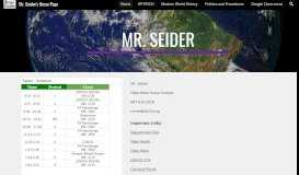 
							         Mr. Seider's Home Page - Google Sites								  
							    