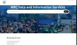 
							         MRC Data Portal - Mekong River Commission								  
							    