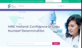 
							         MRC-Holland - Start Page								  
							    
