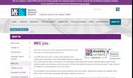 
							         MRC jobs - About us - Medical Research Council								  
							    