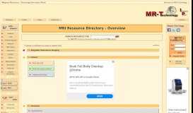 
							         MRI Resources Directory - MR-TIP.com								  
							    