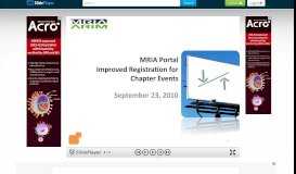
							         MRIA Portal Improved Registration for Chapter Events September 23 ...								  
							    