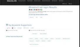 
							         Mrooms3 net login Results For Websites Listing - SiteLinks.Info								  
							    