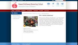 
							         Mrs. Adamson / About the Teacher - Portsmouth School Department								  
							    