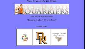 
							         Mrs. Gruneich's Website								  
							    