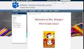 
							         Mrs. Knapp / Mrs. Knapp's Website - Stillwater Township School								  
							    