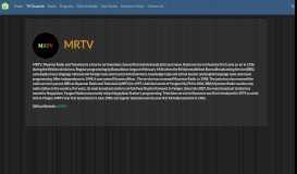
							         MRTV - Myanmar TV Channel								  
							    