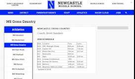
							         MS Cross Country - Newcastle Public Schools								  
							    